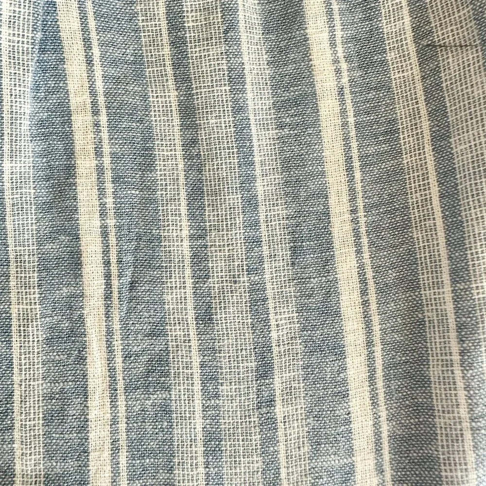 Roxy Women's Linen Blend Cargo Pant Size S Blue Cottagecore Coastal Boho (NEW) - Picture 10 of 15